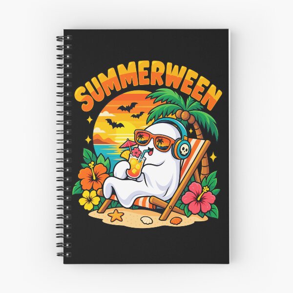 Item preview, Summerween Ghost Beach Halloween Summer Design designed and sold by stmpdwrld.