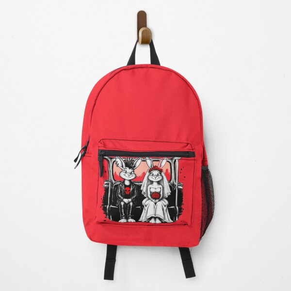 Item preview, Punk Hare Newly Wed in Vintage Bus designed and sold by vivendulies.