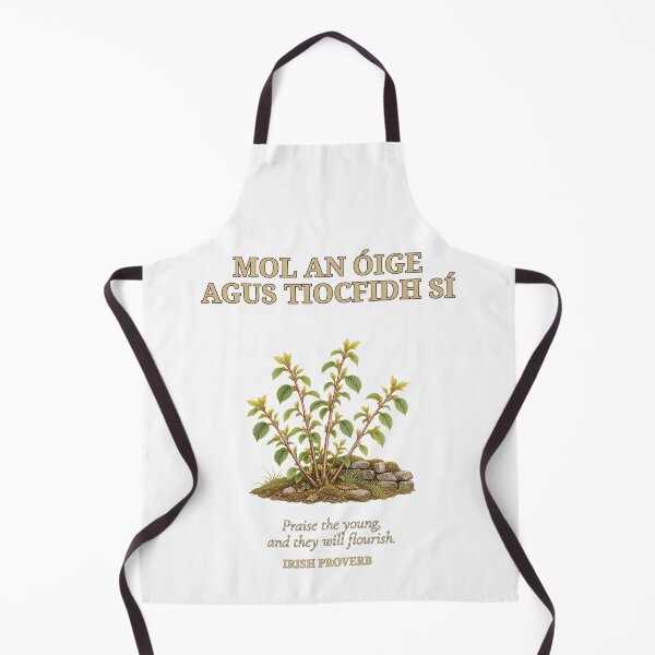 Item preview, Irish Hazel Growth — Mol an Óige agus Tiocfaidh Sí designed and sold by Larkfound Studio.