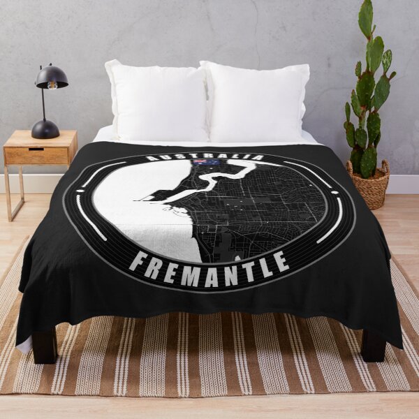 Item preview, Fremantle Australia City Map designed and sold by Thistle-TShop.