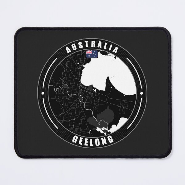 Item preview, Geelong Australia City Map designed and sold by Thistle-TShop.