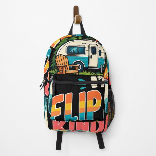 Item preview, Camping Kinda Girl Flip Flops Camper Outdoor Design designed and sold by stmpdwrld.