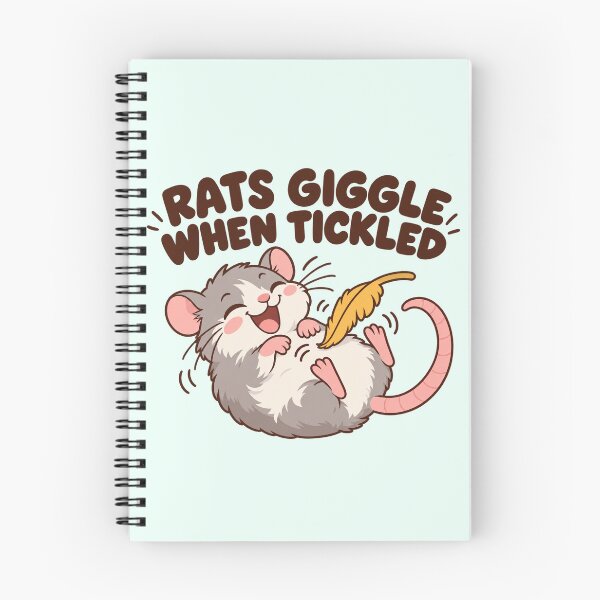 Item preview, Cute Rat Giggles When Tickled Pet Rat Science Fact designed and sold by Fanverse Merchandise.