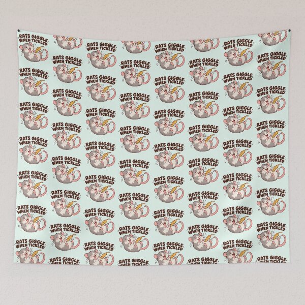 Item preview, Cute Rat Giggles When Tickled Pet Rat Science Fact designed and sold by Fanverse Merchandise.