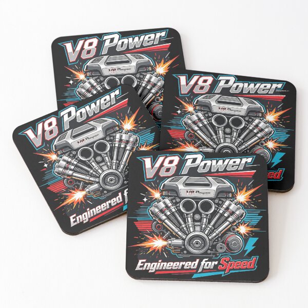 Item preview, V8 Power Engineered For Speed Engine - Fuel & Wheels designed and sold by Fuel & Wheels.