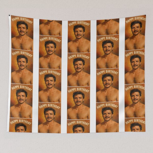 Item preview, Happy Birthday Wishes By Shirtless Pedro Pascal designed and sold by karis-mabegu.