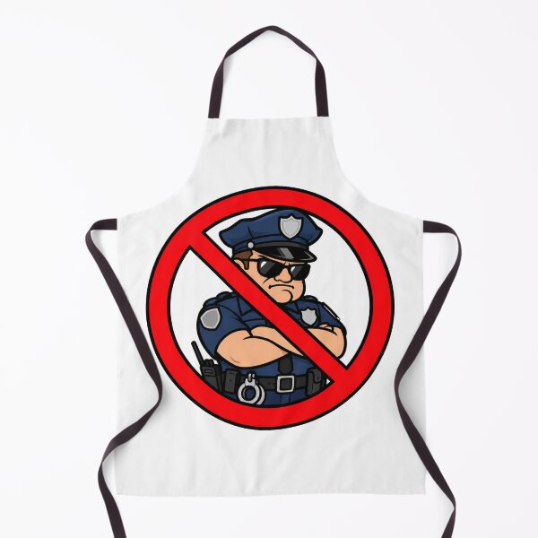 Item preview, No Police Funny Anti Cop Prohibition Sign designed and sold by MonkiFlipp.