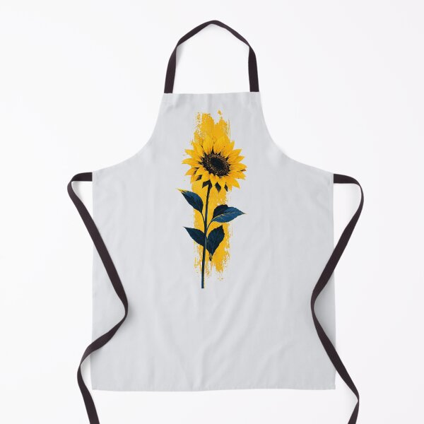 Item preview, Yellow Sunflower Grunge Brush Stroke designed and sold by GiriaGallery.