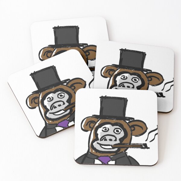 Item preview, Top Hat Monkey designed and sold by Ink & Absurdity .