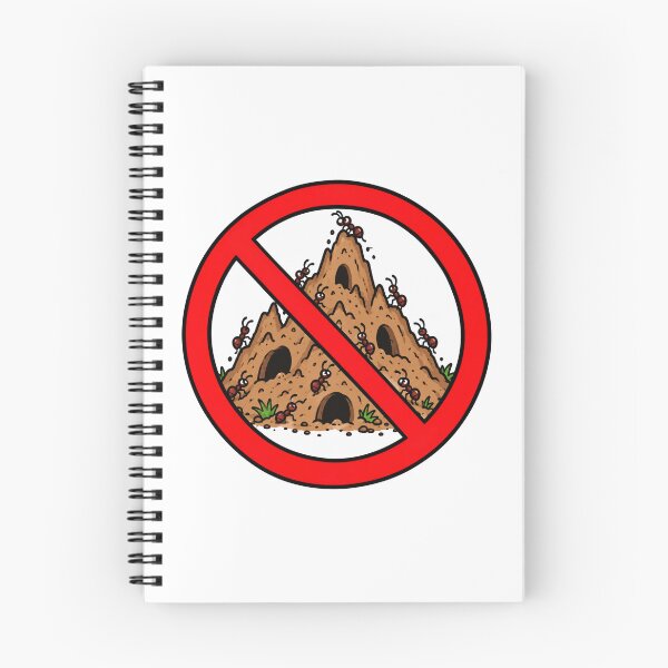 Item preview, No Ant Hills Funny Ant Prohibition Sign designed and sold by MonkiFlipp.