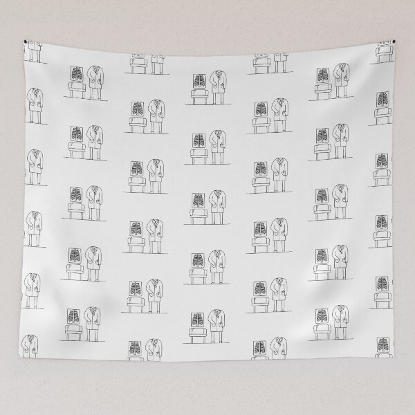 Item preview, An X ray near a chair with a folded lab coat on it designed and sold by rasagamastore.