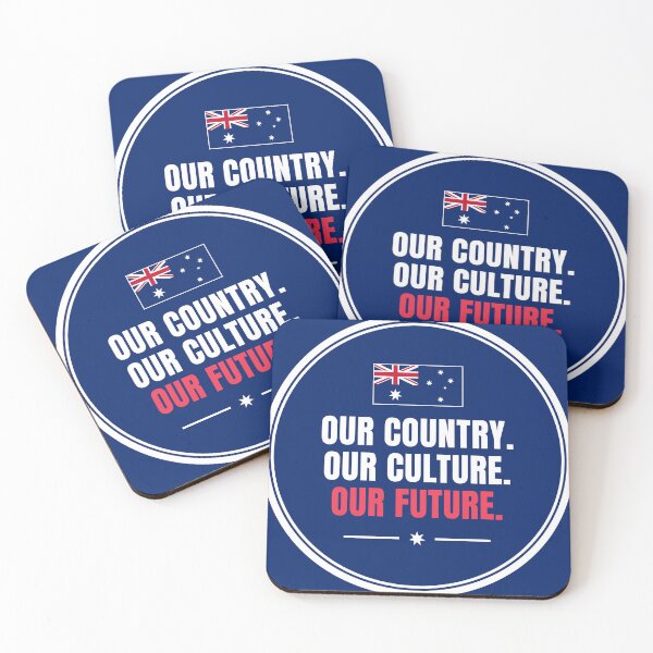 Item preview, Our Country Our Culture Our Future Flag designed and sold by She's Full, Mate.