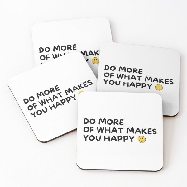 Item preview, Do More Of What Makes You Happy - Positive Motivation Quote designed and sold by Frafri92.