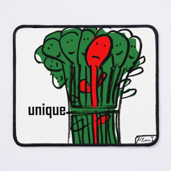 Item preview, Be Unique - Red Stalk Among Green designed and sold by Ink & Absurdity .