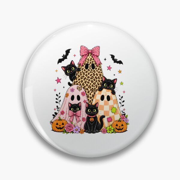 Item preview, Cute Halloween Ghosts and Cats Design designed and sold by GiaoCalonas.