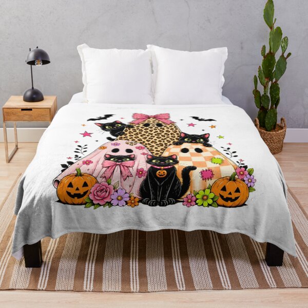 Item preview, Cute Halloween Ghosts and Cats Design designed and sold by GiaoCalonas.