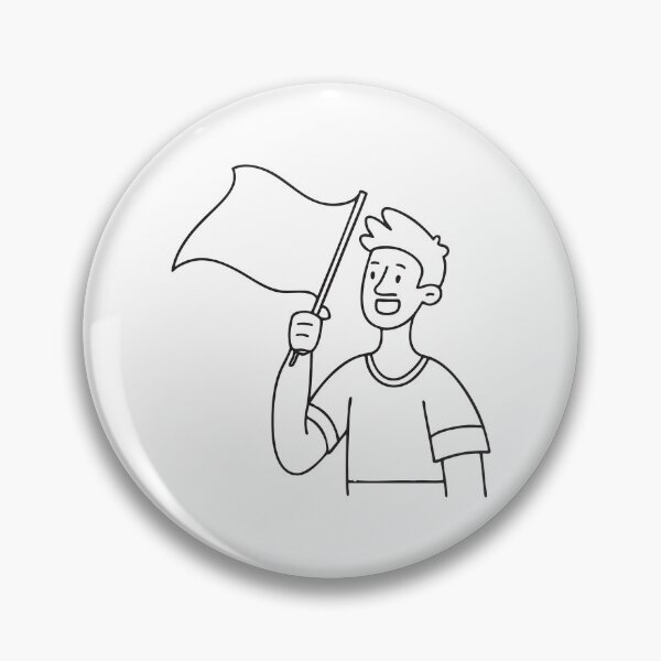 Item preview, A fan yelling beside a banner waving in the wind designed and sold by rasagamastore.