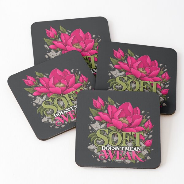Item preview, Soft Doesn't Mean Weak – Fuchsia Magnolia designed and sold by Aimetoi.