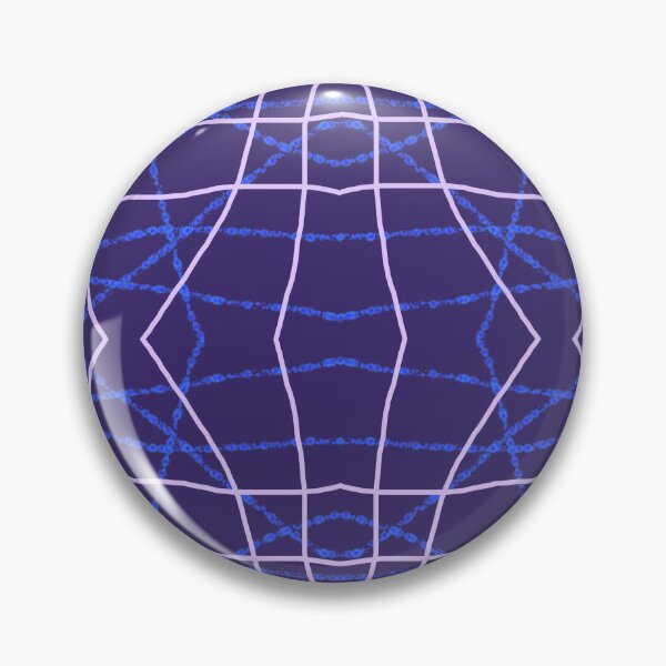 Item preview, Electric Indigo Abstract Geometric Grid Pattern designed and sold by Larter-designs.