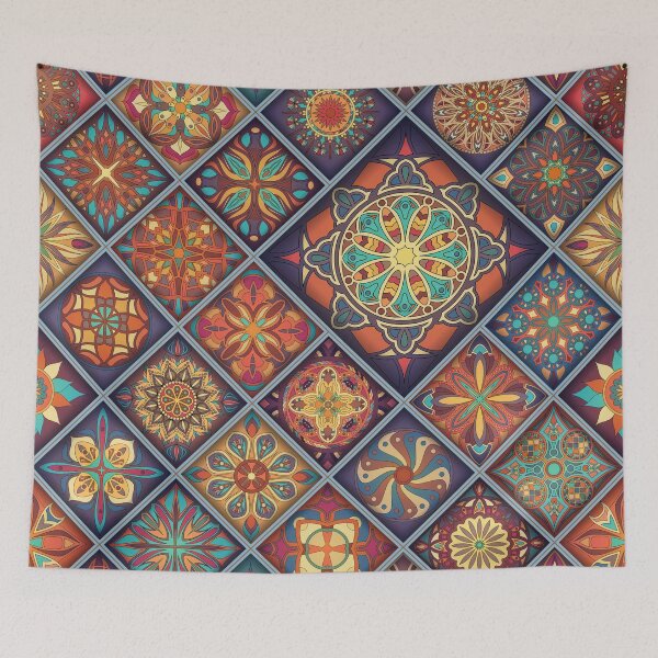 Item preview, Floral Pattern Flower Boho Mandala designed and sold by FotoArtist.