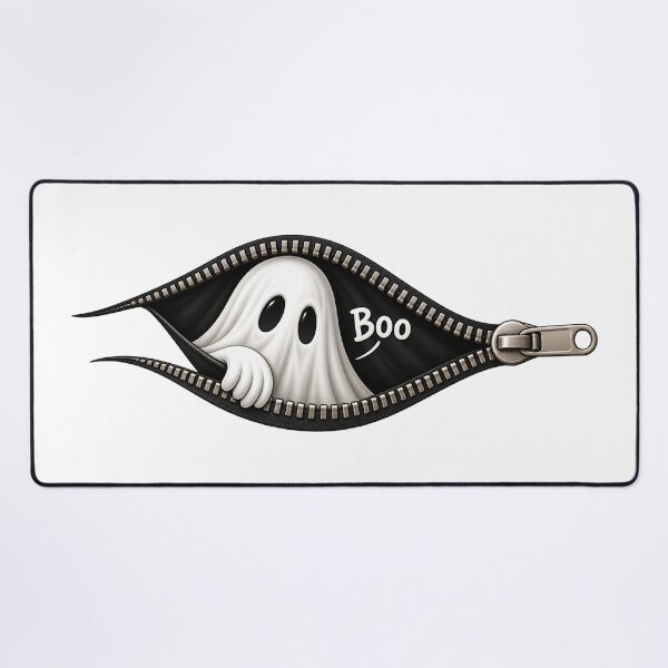Item preview, Cute Halloween Ghost Boo Zipper Surprise Art designed and sold by JolinChinn.