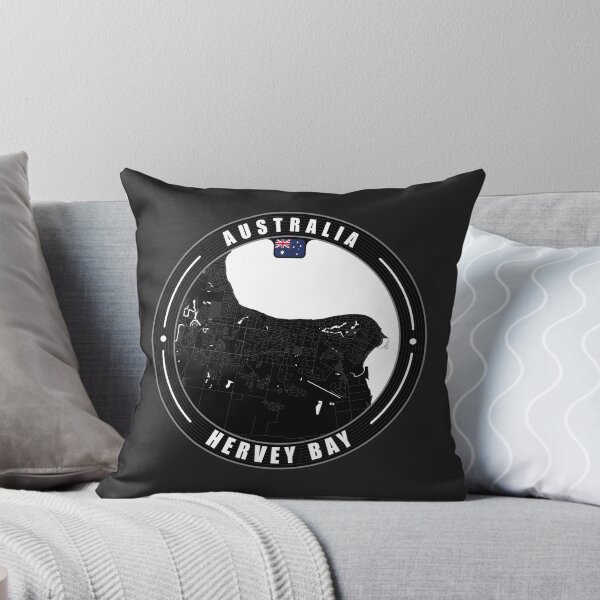 Item preview, Hervey Bay Australia City Map  designed and sold by Thistle-TShop.