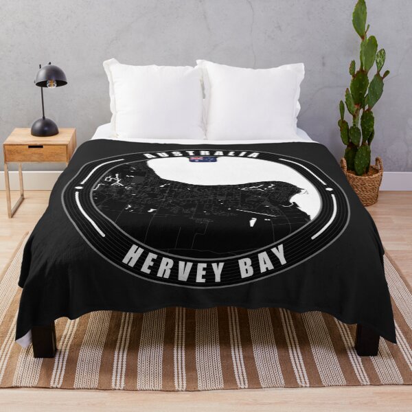 Item preview, Hervey Bay Australia City Map designed and sold by Thistle-TShop.