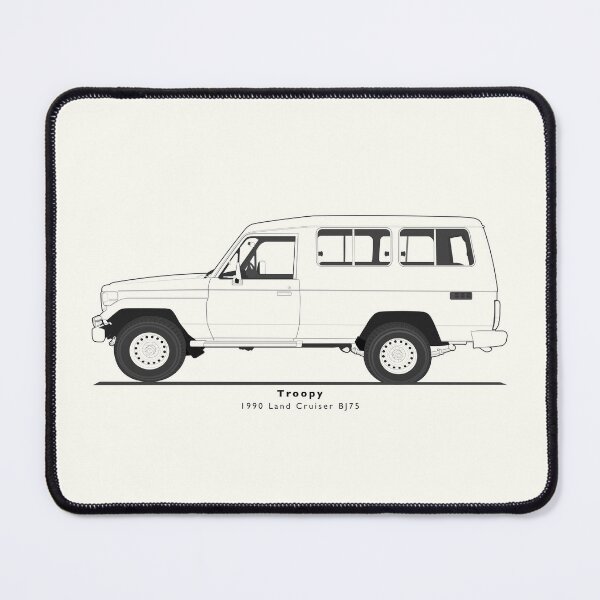 Item preview, Wheels: 1990 Land Cruiser BJ75 Troopy - Line Art designed and sold by anuaramir.