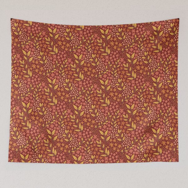 Item preview, Autumn Wildflower Pattern designed and sold by The Innocent Ghost Project.