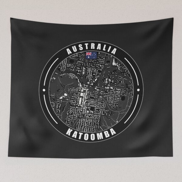 Item preview, Katoomba Australia City Map  designed and sold by Thistle-TShop.