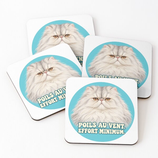 Item preview, Persian Cat – Fur blowing in the wind, minimal effort – A funny and majestic cat designed and sold by ateliermnp.