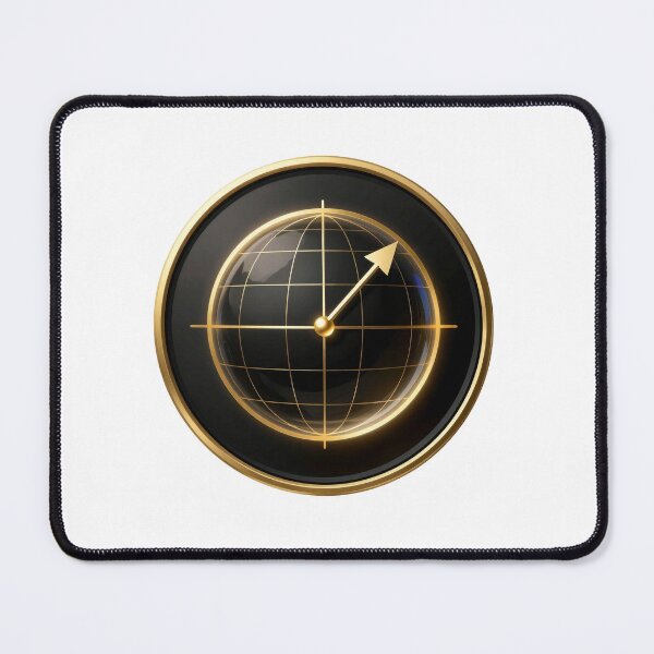 Item preview, Golden Qubit | Luxury Gold Quantum Computing Symbol designed and sold by simaso.