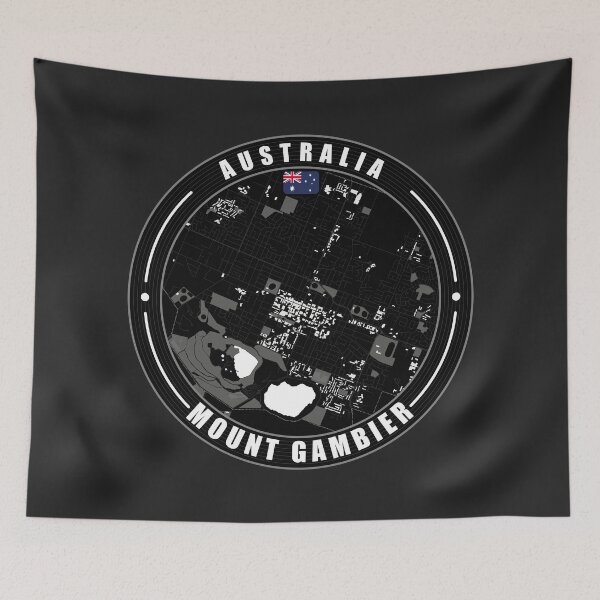 Item preview, Mount Gambier Australia City Map  designed and sold by Thistle-TShop.