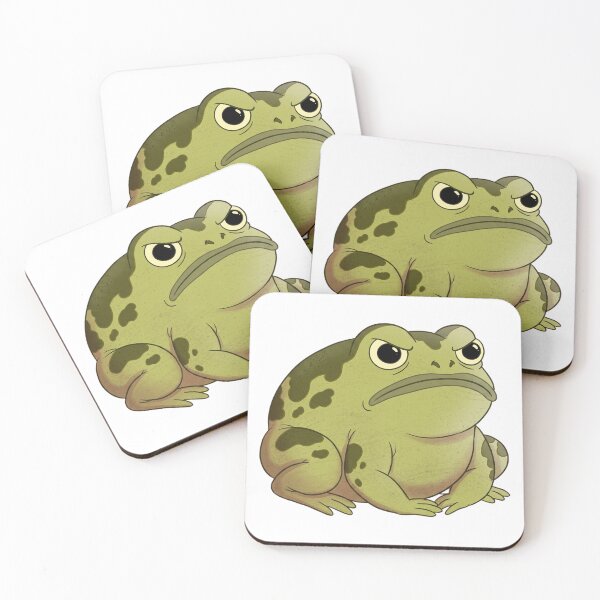 Item preview, Extremely Angry Frog In A Bad Mood designed and sold by DariaDoodleArt.