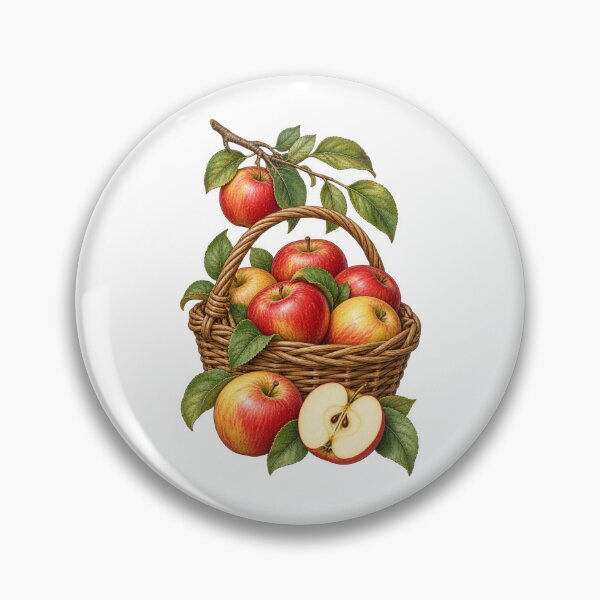 Item preview, Apple harvest in the garden for self-sufficiency designed and sold by Selbstversorgung und Wildpflanzen Design.