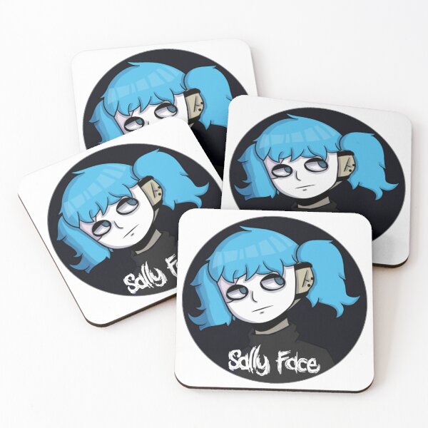 Item preview, Circular Sally Face logo - Sal Fisher designed and sold by PunkyCat.