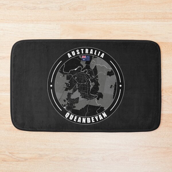 Item preview, Queanbeyan Australia City Map  designed and sold by Thistle-TShop.