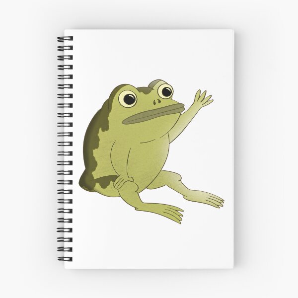 Item preview, Frog Waving Hello Very Cheerfully designed and sold by DariaDoodleArt.