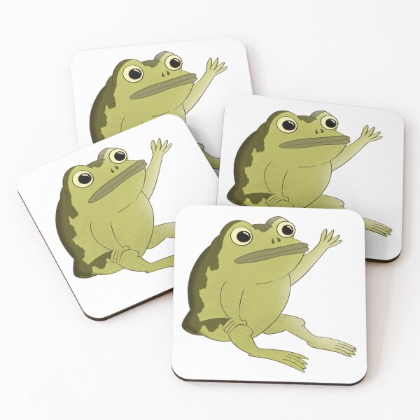 Item preview, Frog Waving Hello Very Cheerfully designed and sold by DariaDoodleArt.