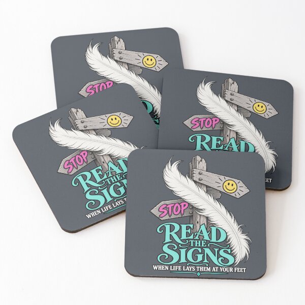 Item preview, Read the Signs – Inspirational Life Quote designed and sold by Aimetoi.