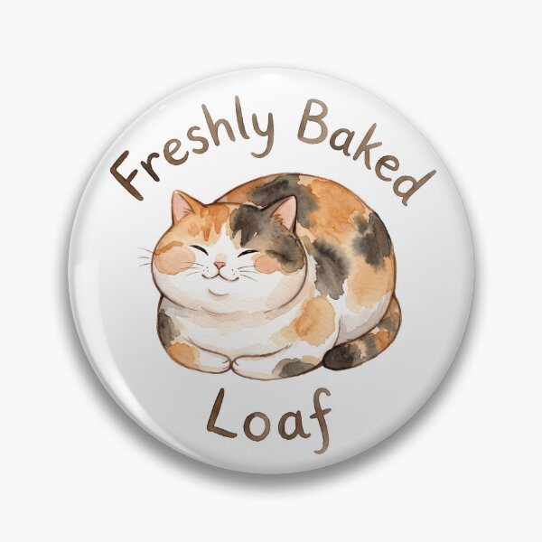 Item preview, Freshly Baked Loaf Calico Cat Watercolor designed and sold by Digitalphoto4u.