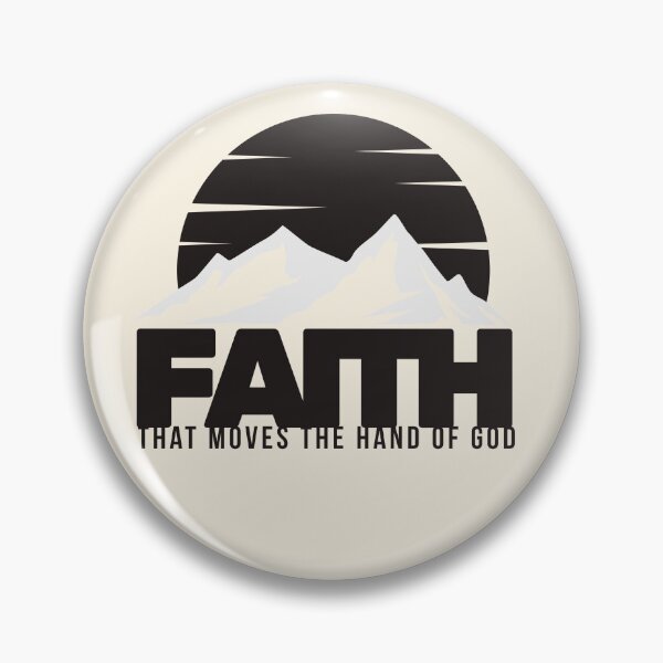 Item preview, Faith That Moves the Hand of God - Jesus Spirituality Messiah Motivational Quotes - Gifts For Father - Red designed and sold by Doiemacreations.