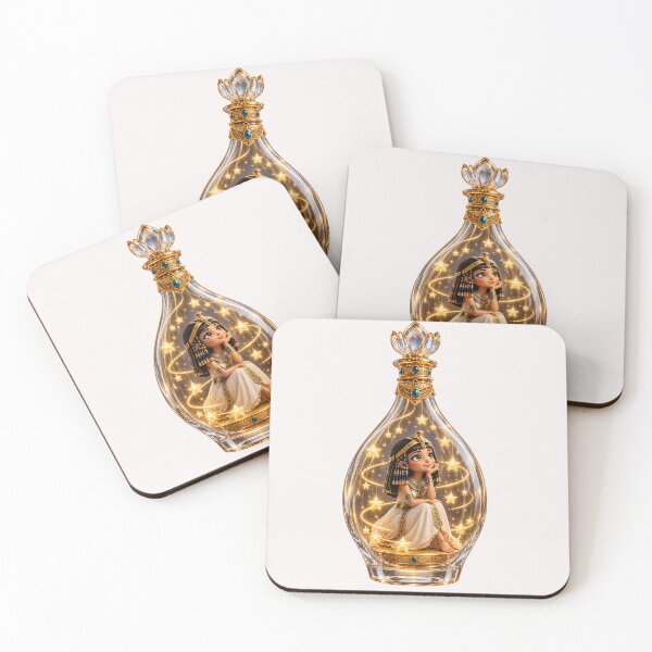 Item preview, Enchanted Egyptian Starry Lamp – Magical Chibi Pharaoh Fantasy Art designed and sold by NEFERSIGN.