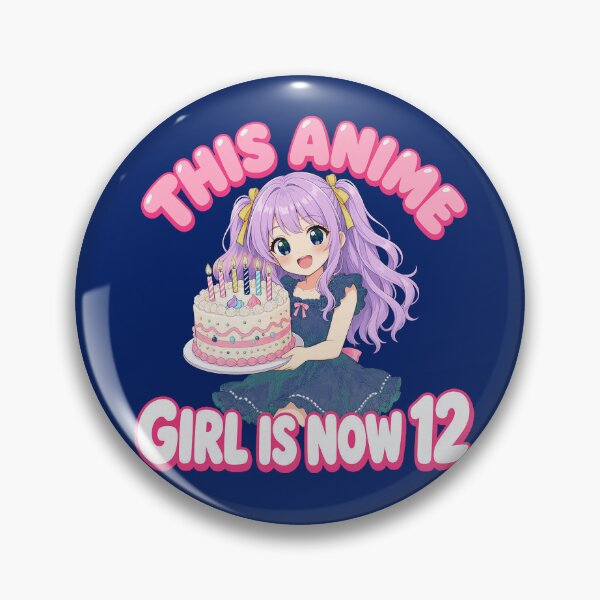 Item preview, This Anime Girl Is Now 12 Birthday Gift designed and sold by alvagross.