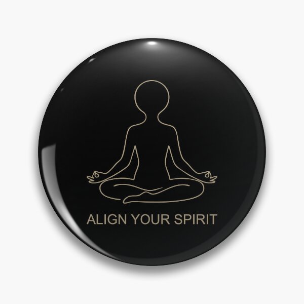 Item preview, Align Your Spirit - Minimalist Yoga Line Art T-Shirt designed and sold by DarojadNR.