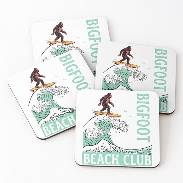 Item preview, Bigfoot Beach Club Surfer designed and sold by Traveldrawings.