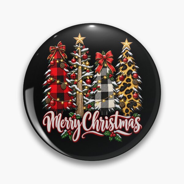 Item preview, Festive Christmas Trees with Merry Christmas Greeting designed and sold by rafaeltto.