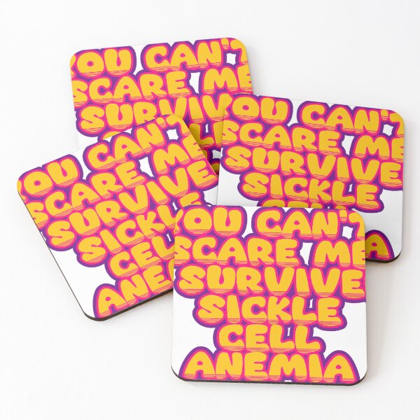 Item preview, You Can't Scare Me, I Survived Sickle Cell Anemia – Funny Survivor Saying designed and sold by TheIconSmith.