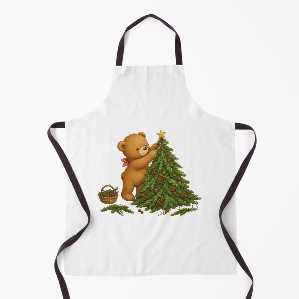 Item preview, Cute teddy bear winter Christmas tree designed and sold by 26LN.
