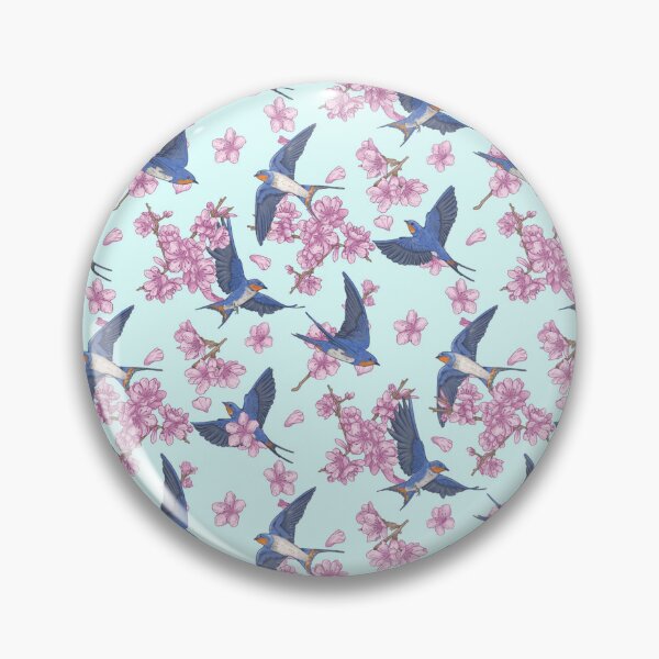 Item preview, Swallows and Sakura designed and sold by Nimlongarts.
